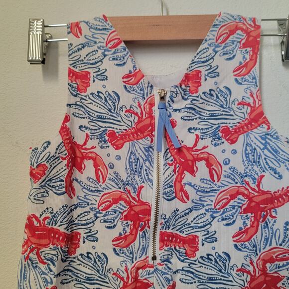 Tommy Bahama Girl Kids Sz 5 Lobster Dress Coastal Beachy Vacation Cruise 4-5 yrs - Picture 5 of 10